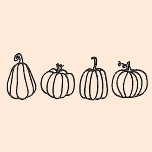 Archivo de bordado 4 calabazas