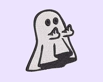 Ghost F U Embroidery file