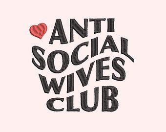 Archivo de bordado del Club de Esposas Antisociales