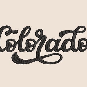 Colorado Embroidery file