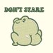 Dont Stare Frog Booty Embroidery file