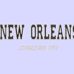 Arquivo de bordado de Nova Orleans