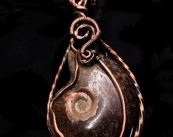 Ammonite Fossil Pendant