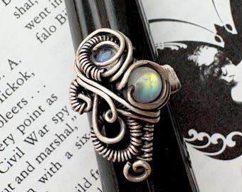 Sterling Silver Moonstone Ring