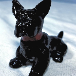 Vintage Black Boxer Figurine