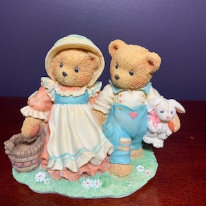 Cherished Teddies Jack and Jill “Our Friendship will Never Tumble” #624772, 1993 Priscilla Hillman by Enesco. New In Box.