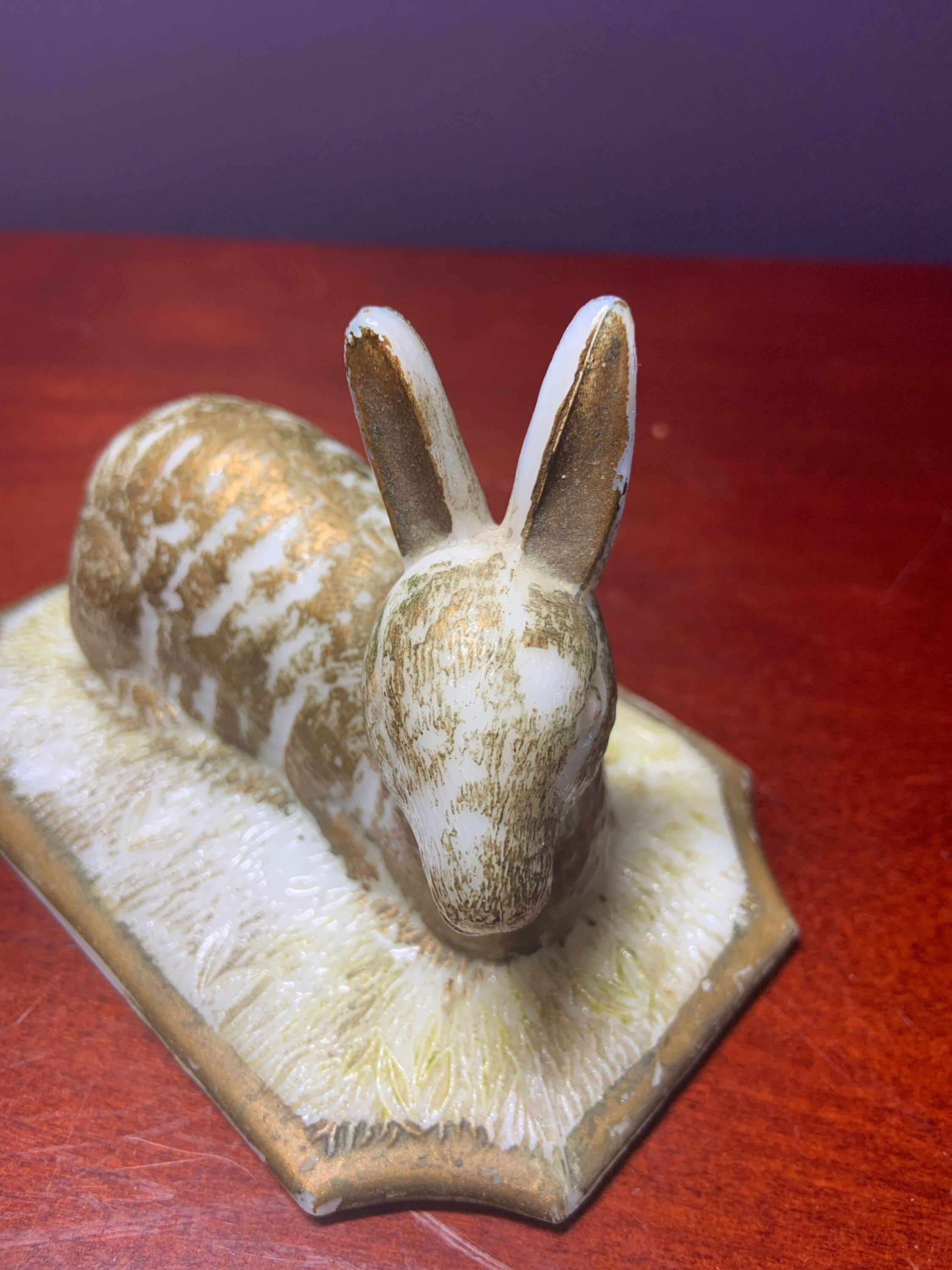 Vintage Westmoreland White Milk Glass Rabbit on Nest Powder Etsy
