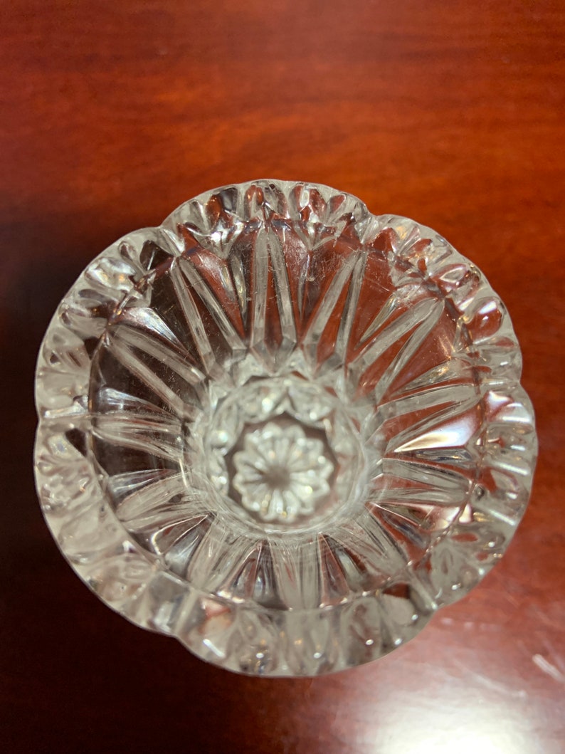 Vintage Cut Glass Toothpick Holder. See Pictures for More Etsy