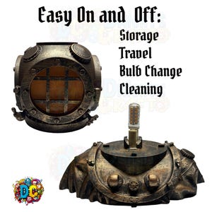 Deep‑Sea Diver Nautical Table Lamp Nightlight