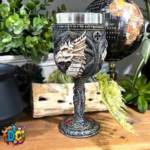Dragon Goblet, chalice, removable stainless-steel cup