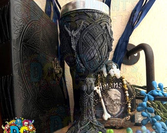Dragon Goblet, Chalice, medieval drinkware, barware, home decor
