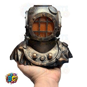 Deep‑Sea Diver Nautical Table Lamp Nightlight