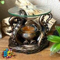 Kraken Octopus Tentacle Oil Burner: Resin Aromatherapy Home Decor