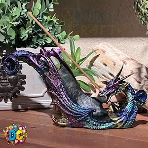 Dragon Incense Stick Holder, Aroma Therapy, Air Diffuser, Home Decor, Burner