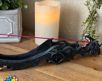 Black dragon incense stick holder, incense burner, aromatherapy