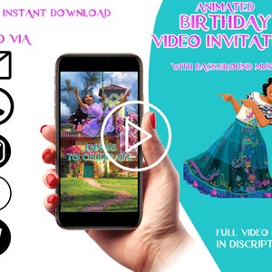 Encanto Birthday Party Personalized Video Invitation, Encanto Invitation, Encanto Party
