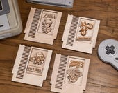 Set Di 4 Sottobicchieri In MDF Con Design Retro Gaming, 10x10 Cm, Originali E Divertenti, Idea Regalo