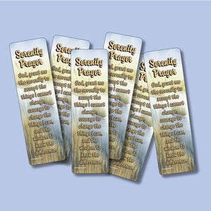 Serenity Prayer - Shorter Ver. - 6 Verse Bookmarks