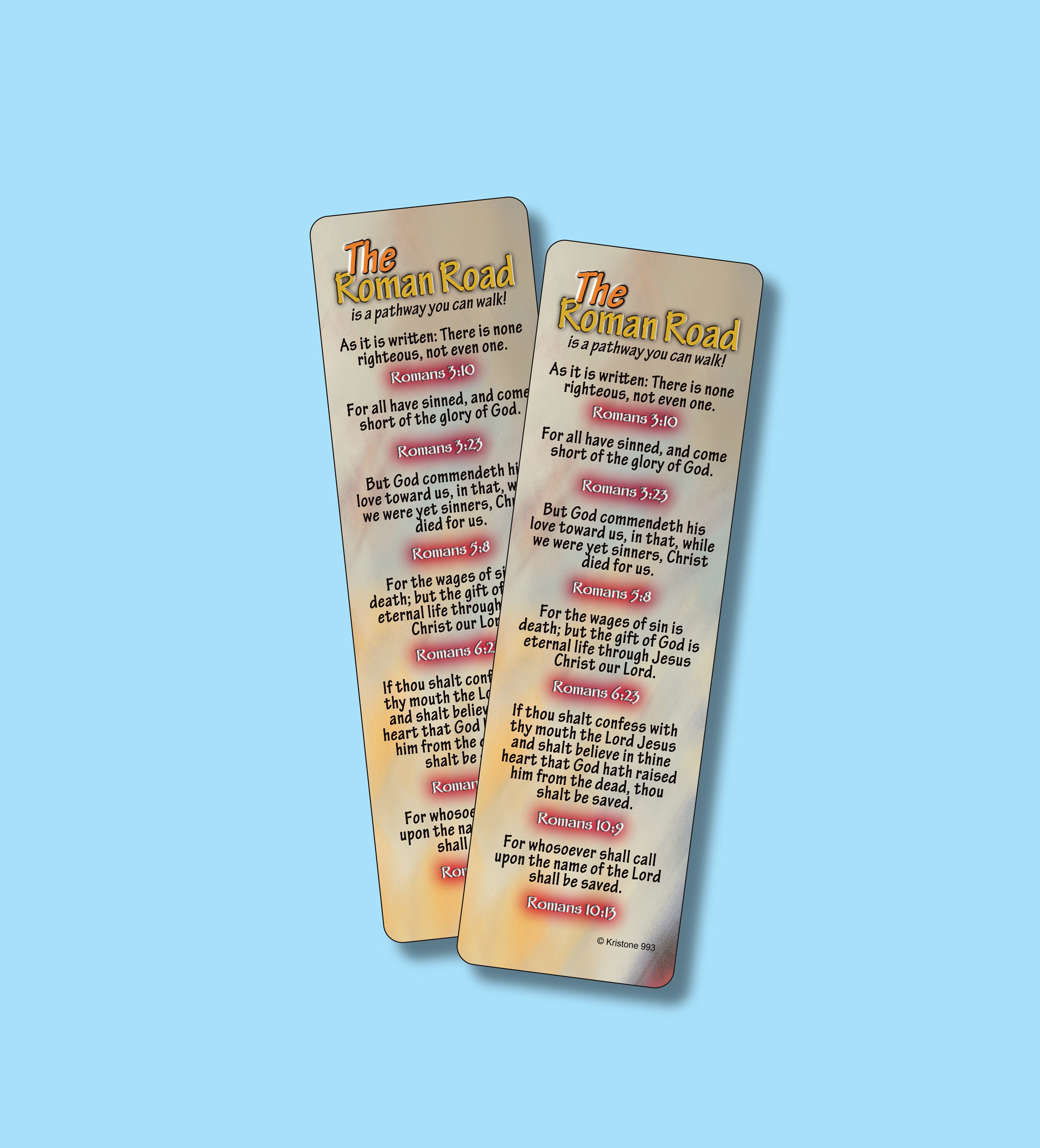 The Roman Road is A Pathway You Can Walk Verse Bookmarks Etsy