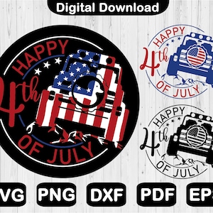 4x4 Off-Road-Svg, USA-Flagge Offroad-Svg, patriotische Offroad-Auto-Svg-Dateien für Cricut, Clipart, Cut File, Png, Dxf, Eps, Pdf