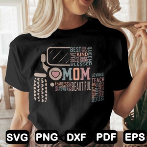 Mom 4X4 Offroad Car Svg, Mother's Day Svg, Off Road Svg, Mom Shirt Svg, Svg Files For Cricut, Clipart, Cut Files, Png, Svg, Dxf, Pdf, Eps image 2