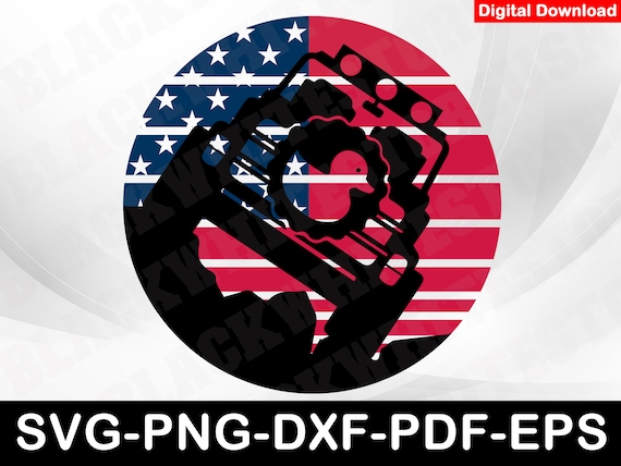 American Duck Off Road SVG: Patriotic USA Flag 4x4 PNG (Digital Download)