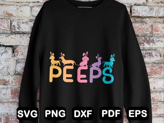 Chillin With My Peeps - Easter Bunny Dachshund Dog Tshirt Chillin With My Peeps - Easter Bunny Dachshund Dog Tshirt