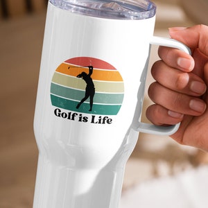 Golf Tumbler Golf Travel Tumbler Golf Mug Golf Thermos Golf Water Bottle Golf Coffee Thermos Golf Gift Idea Golfer Tumbler Golf Is Life Mug