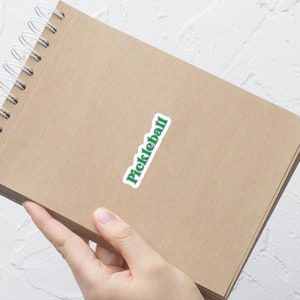 Pickleball Sticker Pickleball Green and Pink Sticker Pickleball Decal Pickleball Tumbler Sticker Pickleball Laptop Sticker Pickleball Gift