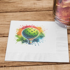 Pickleball Party Napkins Pickleball Party Supplies Social Club Napkins Great for Birthdays, Gatherings, Picnics, and Sports Parties Napkins