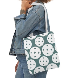 Pickleball Bag Pickleball Tote Bag Fun Sporty Canvas Bag for Pickleball Players Shopping Beach Days Gym Bag Pickleball Gift For Mom Tote