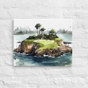 Golf Course Artwork Golf Course Wall Art Golf Art Print Gift For Golfer Artwork For Golf Lover Art Print Golf Course Home Decor Artwork Golf