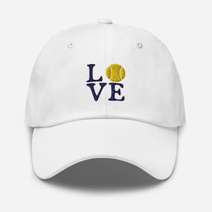 Tennis Hat Women Tennis Cap Women Tennis Love Hat For Women Tennis Player Gift Cap Tennis Love Gift Mother&#39;s Day Tennis Gift Idea Tennis