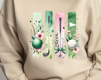 Golf Sweatshirt For Women Golf Shirt For Golf Lovers Golf Crewneck Golfing Enthusiast Apparel Mother's Day Gift For Golf Mom Shirt For Golf