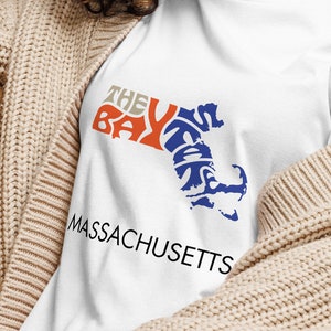 Massachusetts Shirt Womens T Shirt The Bay State Nickname Shirt Womens State Tee Shirt Gift Idea Massachusetts Shirt State Products MA