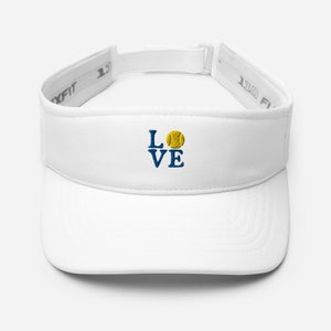 Tennis Visor Love Tennis Visor For Women Tennis Player Gift Idea For Tennis Love Visor Tennis Cap Tennis Hat Tennis Gift Idea For Women