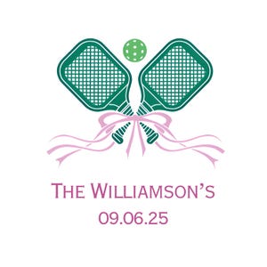 Custom Napkins The Williamson&#39;s Pickleball