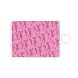 Copia di Porta carte, Design Tennis Love - Simbolo pallina da tennis, Regalo sportivo, Accessorio per tifosi di tennis, Portafoglio tascabile in pelle, Porta carte sportivo