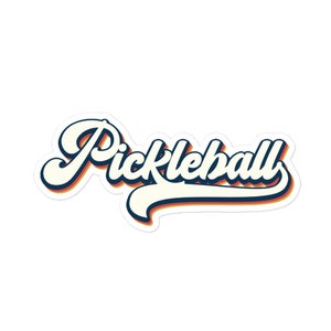 Pickleball Sticker Pickleball Bumper Sticker Pickleball Decal Pickleball Tumbler Sticker Pickleball Laptop Sticker Pickleball Gift Idea