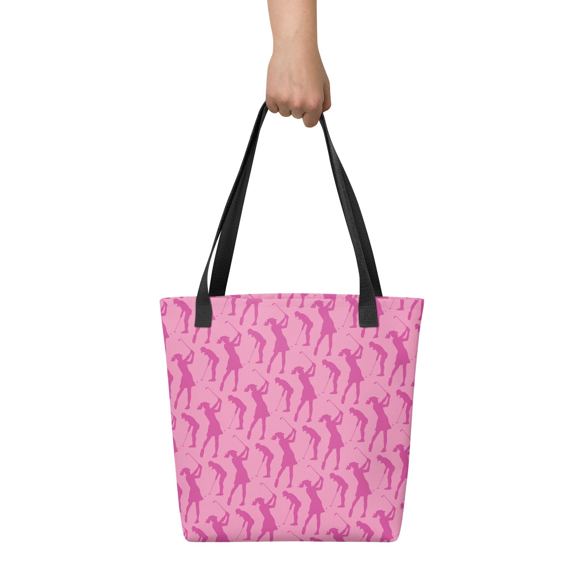 Pink Tote Bag Pink Golf Tote Bag For Golfers Women Golf Tote Bag Golf Gift Idea For Women Mothers Day Gift Idea For Women Golfers Tote Gift