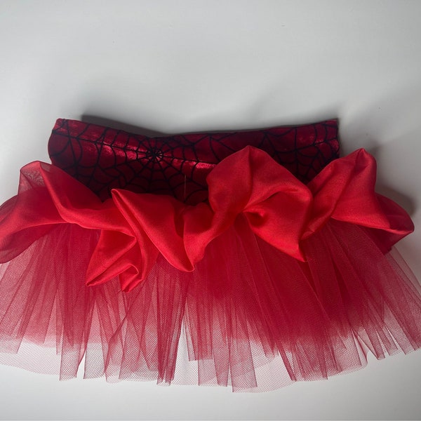 Red tutu for Dogs and cats,  Halloween spider tutu party, Tutu Skirts