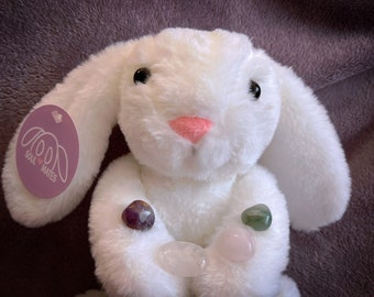 Plush with Crystals - Claire - Clear Quartz -  Soul Mates Plush