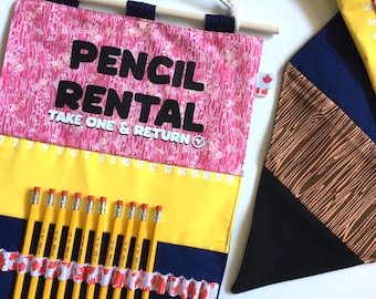 Pencil Classroom Organization Pencil Rental Banner Pencil Storage