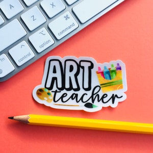 Lehrer Aufkleber Kunst Lehrer Geschenk für sie Kunst Klassenzimmer Aufkleber Becher Kunst Laptop Aufkleber Lehrer Wertschätzung Geschenk Schule Aufkleber Kunst