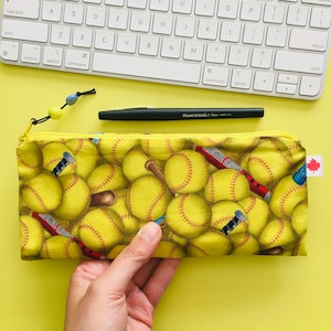 Baseball Geschenk Vater Jungen Bleistift Beutel Baseball Geschenk für ihn Sporttasche Ruhestand Geschenk Mitarbeiter Wertschätzung Geschenk Sportlehrer Geschenk Trainer