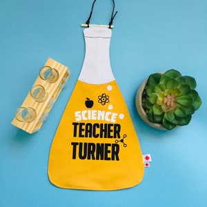 Science Teacher Gift for Him Science Teacher Name Sign for Science Classroom Gift for Her Science Lab Tapestry for Science Teacher Wall Sign