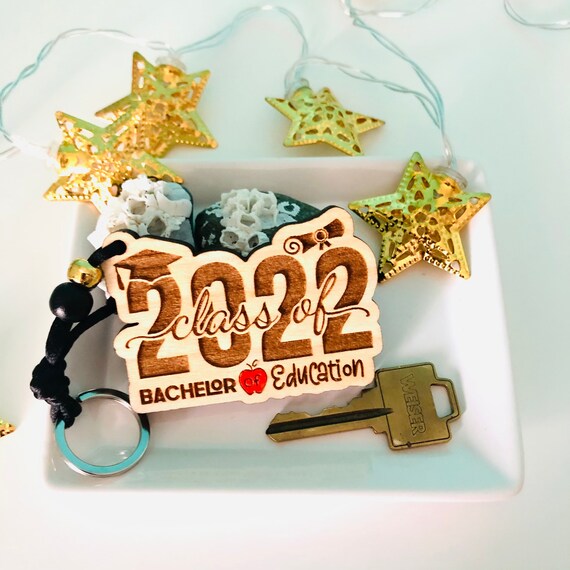 Class of 2022 Keychain/graduation Keychain/custom Graduation Etsy