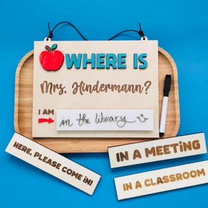 Where is Principal Office Door Sign School Principal Name Sign Gift for Him Principal Gift for Her Teacher Name Sign Vice Principal Sign