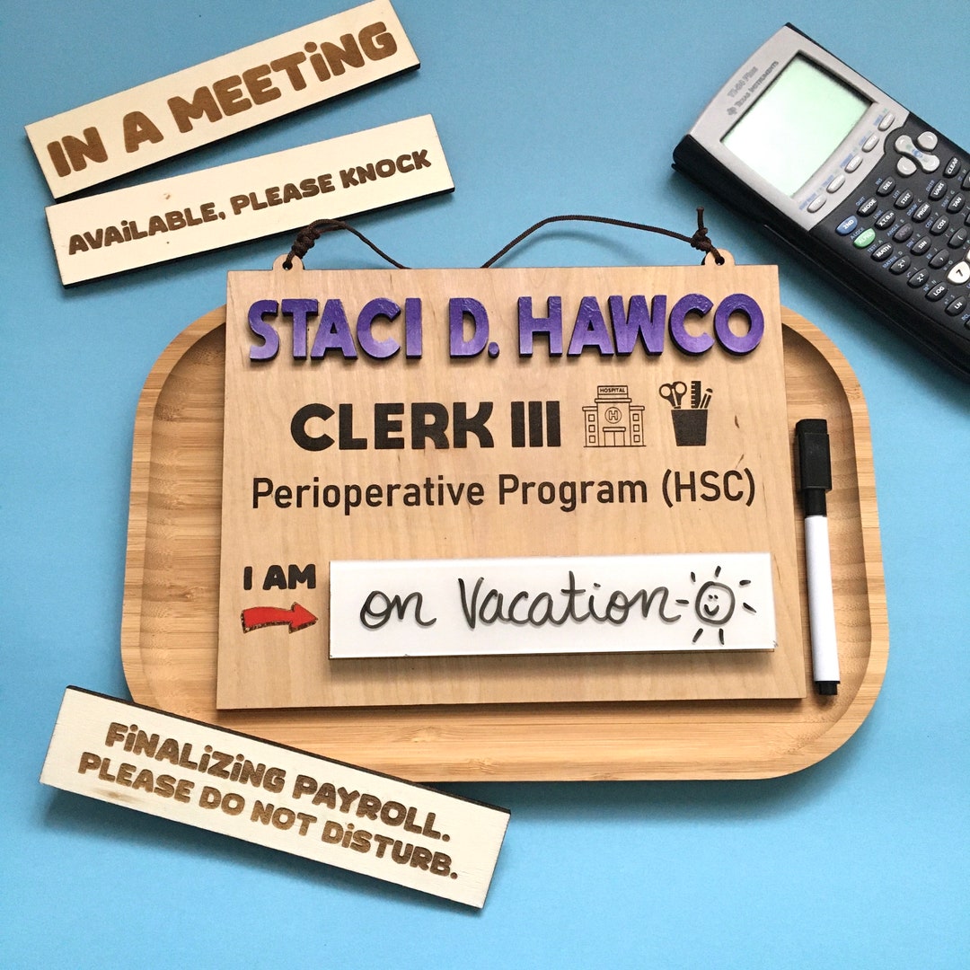 Office Name Sign Office Name Plaque Personalized Door Sign Custom ...