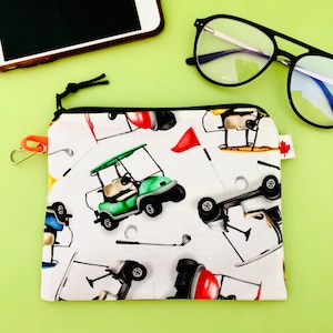 Golfer Beutel für Sie Golf Geburtstag Geschenk Münzbeutel Golf Dad Geschenk für Geburtstag Geschenk für Ihn Vatertag Golfer Tasche Sportliche Sporttasche